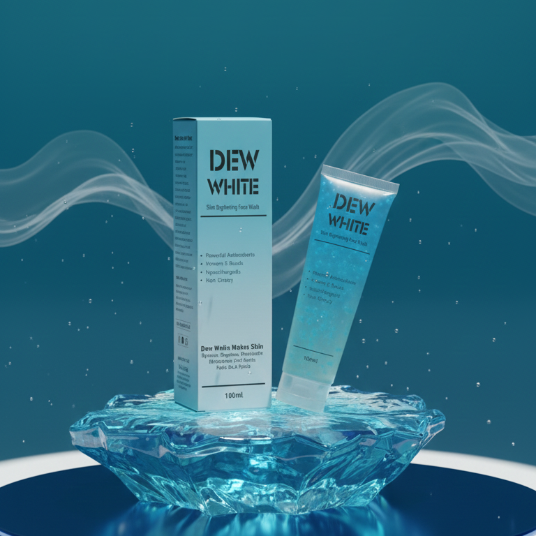 Dew White Brightening & Hydrating Face Wash 100ml | Gentle Daily Cleanser